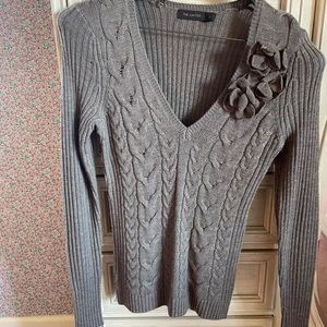 The limited size small v neck sweater